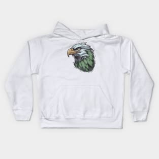 Eagles Head Vintage Kids Hoodie